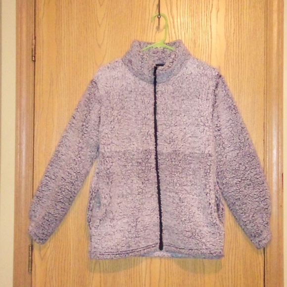 Pine trails Tops - Grey Winter Weather NO HooD long sleeve zip-up sweatshirt @Size:M *See pics PLZ*